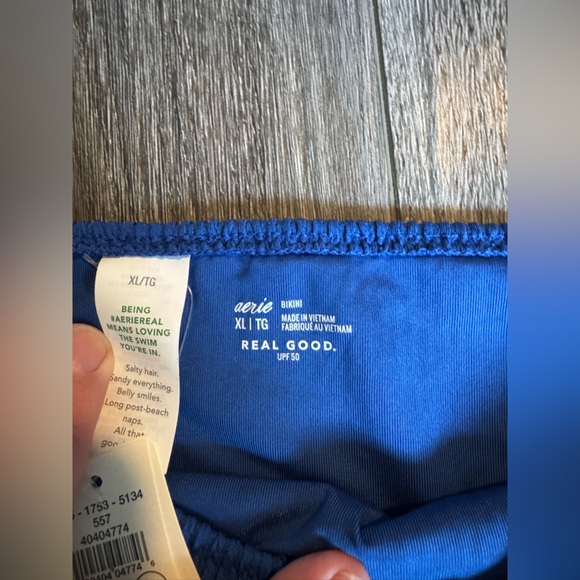 Blue Aerie Women's Swim Bottom - Picture 4 of 4
